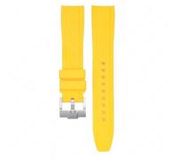 NHYHEHMR Sangle en caoutchouc à extrémité courbe 18/19/20/21/22 mm Universal Watch Watch Sport Soft Imperproof Remplacer Bracelet Bracelet for Men Women