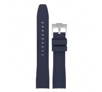 NHYHEHMR Sangle en caoutchouc à extrémité courbe 18/19/20/21/22 mm Universal Watch Watch Sport Soft Imperproof Remplacer Bracelet Bracelet for Men Women
