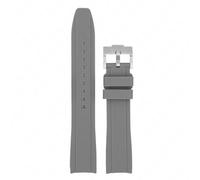 NHYHEHMR Sangle en caoutchouc à extrémité courbe 18/19/20/21/22 mm Universal Watch Watch Sport Soft Imperproof Remplacer Bracelet Bracelet for Men Women