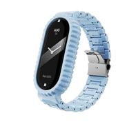 NHYHEHMR Sangle en plastique transparent pour Xiaomi Mi Band 8 Sport PC Bracelet de remplacement de bracele
