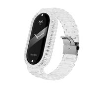 NHYHEHMR Sangle en plastique transparent pour Xiaomi Mi Band 8 Sport PC Bracelet de remplacement de bracele