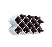NHYHEHMR Support de Stockage de vin Libre pour Les vins Rouges et Blancs Sauveillance de vin de vin Nizer (grilles Blanches 8)