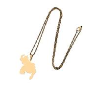 NHYHEHMR Venezuela Map Collier de pendentif glossé - Tempérament Géométrie Charme Géométrie Colliers, pour hommes Femmes Patriotiques Cartes Pendante Gijou à chaîne mince