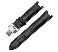 NHYHEHMR Véritable bande de montre en cuir pour GC 22 * 13 mm 20 * 11 mm Brotte encoche avec une boucle et des femmes sans acier sans acier