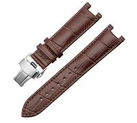 NHYHEHMR Véritable bande de montre en cuir pour GC 22 * 13 mm 20 * 11 mm Brotte encoche avec une boucle et des femmes sans acier sans acier