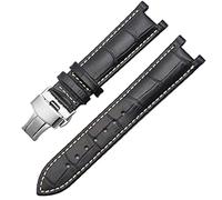 NHYHEHMR Véritable bande de montre en cuir pour GC 22 * 13 mm 20 * 11 mm Brotte encoche avec une boucle et des femmes sans acier sans acier