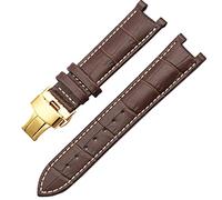 NHYHEHMR Véritable bande de montre en cuir pour GC 22 * 13 mm 20 * 11 mm Brotte encoche avec une boucle et des femmes sans acier sans acier