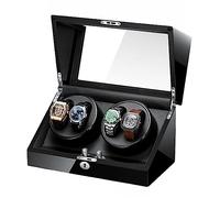 NHYHEHMR Watch Winder 2+3 4+0 4+6 Automatic Watches Storage Display Box For Man/Woman's Watches With Super Quiet Motor (Color : C, Size : 4+0)