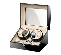 NHYHEHMR Watch Winder 2+3 4+0 4+6 Automatic Watches Storage Display Box For Man/Woman's Watches With Super Quiet Motor (Color : C, Size : 4+0)