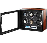 NHYHEHMR Watcher Winder Automatic Watch Winner avec télécommande montre la boîte d'affichage LCD Écran tactile Flexible Watch Oreills Light intégré LED Good Temps Watch Winder