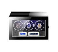 NHYHEHMR Winder Winder Automatic Winding Box for 2/3/4/6/9/12 Watches Luxury Mechanical Storage Case with Japanese Motor Remote Control LED Lights LCD Touch Screen(12+0) Atmosphere