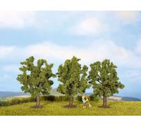 Noch Arbres fruitiers 25110 verts, lot de 3, 8 cm de haut