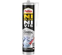 Ni Clou Ni VisFix Crystal (Cartouche De 290 G)-Colle De Fixation Extra Forte Pour Intérieur Et Extérieur-Mastic Transparent Multi-Matériaux