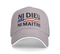 Ni Dieu Ni Maître Homme Femme Chapeau Anti-Soleil Casquettes Snapback Réglable Casquette De Baseball pour Toutes Les Saisons Voyage Été