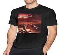 Ni-Ghtwish Wishmaster Men's Breathable T Shirt Casual Round Neck Easy Tee Comfortable Blouse Black 3XL