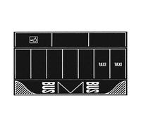 Noch Modélisme ferroviaire 60718 – Parking asphalte 220 x 140 mm – 2 pièces