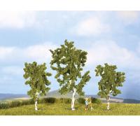 Noch Arbres modélisme ferroviaire 25120 Bouleaux HO‑TT 8–10 cm 3 pièces Noir