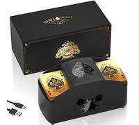 Ni-SHEN Melangeur de Carte Électronique, Mélangeur de Cartes à Jouer, Trieur de Carte entièrement Automatique 1-2 ponts, d'Outil de Mélangeurs de Carte pour UNO, Texas Hold'em, Phase 10, Blackjack