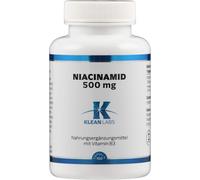 Niacinamide B3 500 mg Klean Labs Capsules 100 Capsules