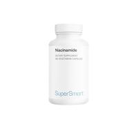 Niacinamide - Contribue à Améliorer la Fonction Cognitive - SuperSmart | Forme de Vitamine B3 (Niacinamide) - Sans OGM - 180 Capsules Végétariennes