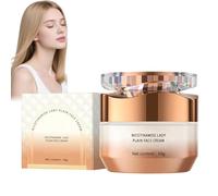 Niacinamide - Crème visage nue - Double radiance - Hydrate - Répare la peau de crêpe - Équilibre la structure du ton - Réduit les taches sombres - Texture irrégulière du teint (1 pièce)