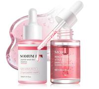 Niacinamide et Pink Peptide Kit,Sérums Soin Quotidien Double,Sérums Correcteur et Fermeté,Soin Visage pour Redonner l'Éclat et Lisser les Ridules,Teint Uni et Lumineux