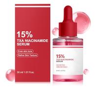 Niacinamide Serum, TXA Niacinamide Sérum 15%, Serum Niacinamide, Illumine L'éclat de la Peau, Réduit le Teint Terne et les Rides, Convient à Tous les Types de Peau, 30ML