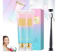 Niacinamide Whitening Toothpaste, Fresh Breath Complete Care Teeth, Remove Tooth Stains, Nicotinamide Sparkling Toothpaste, with Brush, 100g (1, 2pcs)