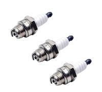 Niaciswe Lot de 3 bougies d'allumage L7T moteur 2 temps pour Husqvarna 33 cc 43 cc 47 cc 49 cc pour NGK BPMR7A RJ19LM pour tondeuses à gazon tronçonneuses tracteurs de jardin accessoires de moteur