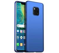NiaCoCo Compatible avec Coque Huawei Mate 20 Pro Anti-Chute PC Dur Silicone Antichoc Ultra Mince Anti-Rayures Protecteur Étui pour Téléphone pour Huawei Mate 20 Pro Cas-Bleu