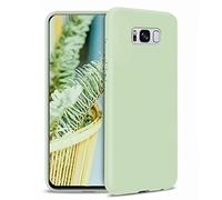 NiaCoCo Compatible avec Huawei Mate 20 Pro Coque de Protection Silicone Liquide Très Mince Antichoc Étui de Protection Anti-rayures Protection Étui pour Téléphone+1 Protecteur D'écran Gratuit - (Vert)