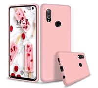 NiaCoCo Coque de Protection Compatible avec Huawei P20 Lite/Nova 3e - Ultra Fine - Anti-Chocs - en Silicone Liquide - Caoutchouc Gel en Tissu Microfibre Doux - Doublure PC - Protection Contre Les