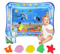 Niaetuto Tapis Eau Bebe eveil,Tapis d'eau Bébé,Sensoriel Jouet Bebe Tapis Eau pour Bébés,Tapis d'éveil et de Jeux pour Bébé de 3 6 9 12 Mois,Tummy Time Toys