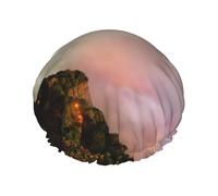 Niagara Falls Bonnet de douche double couche pour homme et femme