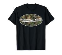 Niagara Falls Camo Distressed Classic Vintage Style T-Shirt