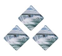 Niagara Falls Lot de 3 feuilles d'encens parfumées à suspendre pour voiture, maison, voiture, décoration intérieure