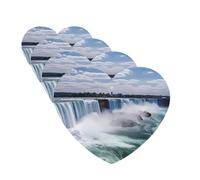 Niagara Falls Lot de 4 cartes de désodorisants de voiture personnalisés pour homme et femme - Tablettes d'aromathérapie à suspendre - Cartes parfumées pour armoire et salle de bain