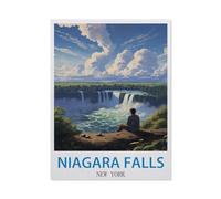 Niagara Falls New York，Puzzle 1500 Pieces of Wood Puzzles Suitable for Adults Children Families Stress Relief Puzzle Games（57x87cm）-CN54