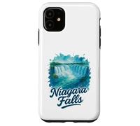 Niagara Falls Ontario Canada Paysage aquarelle souvenir Coque pour iPhone 11