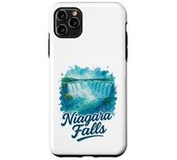Niagara Falls Ontario Canada Paysage aquarelle souvenir Coque pour iPhone 11 Pro Max