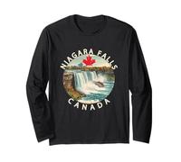 Niagara Falls, Ontario, Toronto et le drapeau canadien Manche Longue