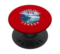 Niagara Falls, Ontario, Toronto et le drapeau canadien PopSockets PopGrip Adhésif