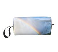(Niagara Falls) Pochette de voyage compacte imprimée - Organiseur de poche léger, tissu Oxford 600D et rembourrage en mousse, essentiels de gym