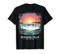 Niagara Falls Travel for Road Trips Niagara Falls Sunrise T-Shirt