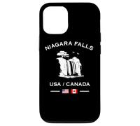 Niagara Falls USA Canada Flag Cascade Voyage Coque pour iPhone 12/12 Pro