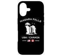 Niagara Falls USA Canada Flag Cascade Voyage Coque pour iPhone 17