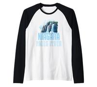 Niagara Falls Water Fever Souvenir de vacances en famille NY Manche Raglan