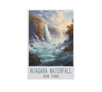Niagara Waterfall New York，Puzzle 1000 Pieces Paper Puzzle Adult Children's Educational Toy Family Decompression Game（26x38cm）-FO36