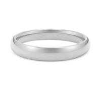 Nialaya, Femme, Accessoires, Gris, Taille: ONE Size Classic 12mm Round Bangle in Silver