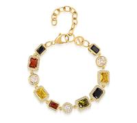 Nialaya - Gold Gemstone Bracelet - Homme - Accessoires - Jaune - Taille: 2XL